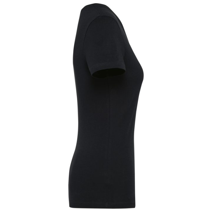 T-shirt femme coton Supima col rond manches courtes