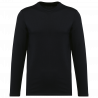 T-shirt homme manches longues coton Supima col rond