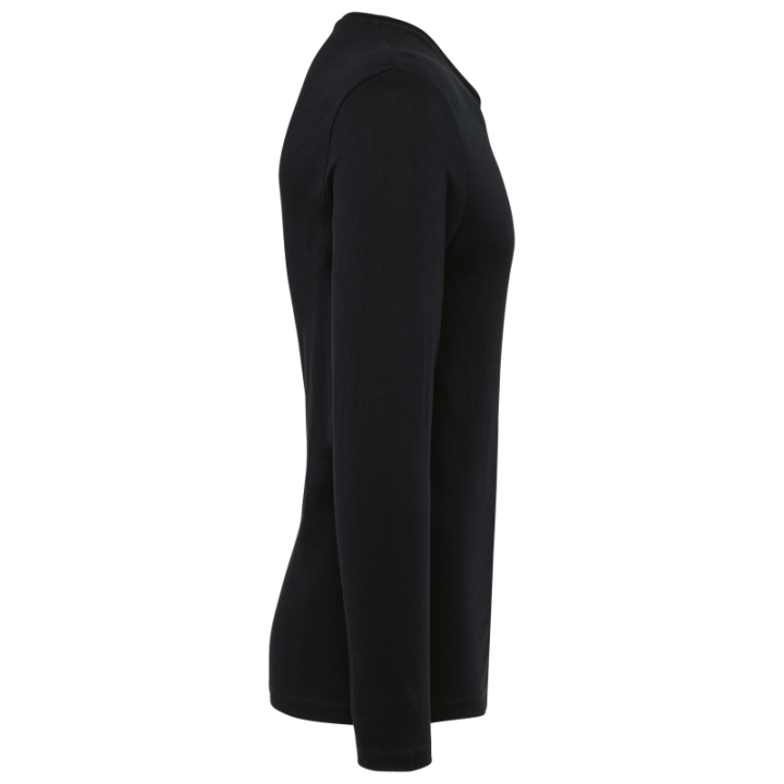 T-shirt homme manches longues coton Supima col rond