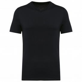 T-shirt homme coton Supima col V manches courtes