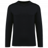 T-shirt coton Supima col V manches longues homme