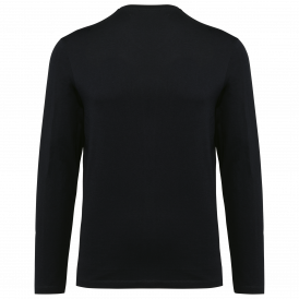 T-shirt coton Supima col V manches longues homme (2)