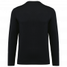 T-shirt coton Supima col V manches longues homme