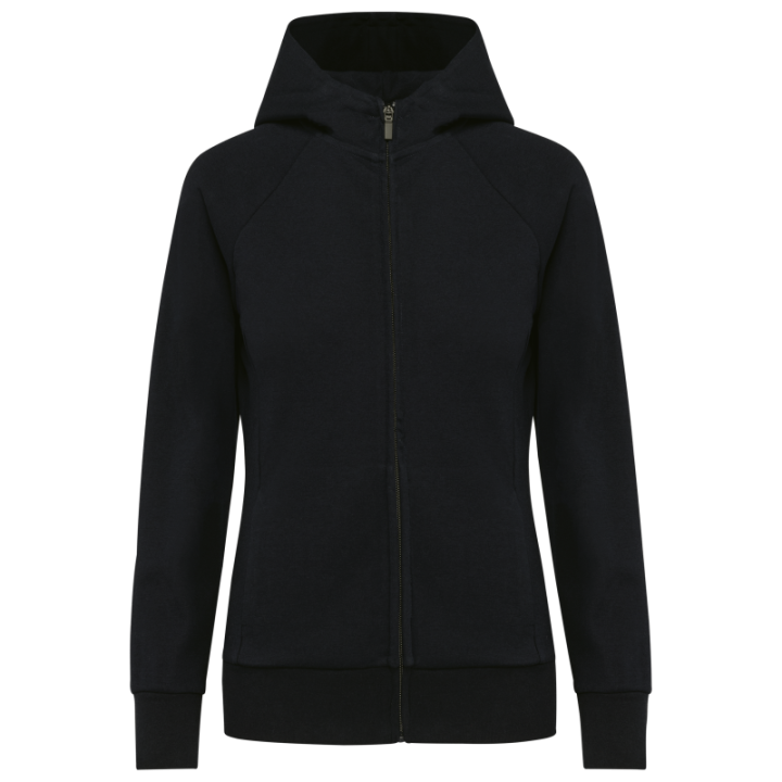 Veste zippée à capuche femme