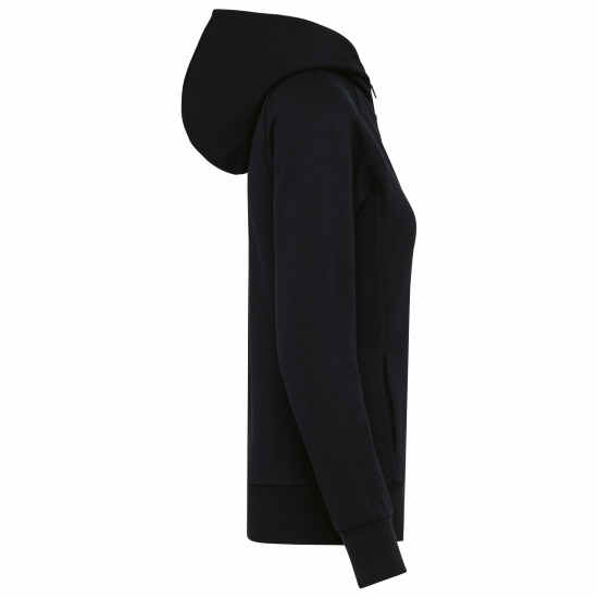 Veste zippée à capuche femme