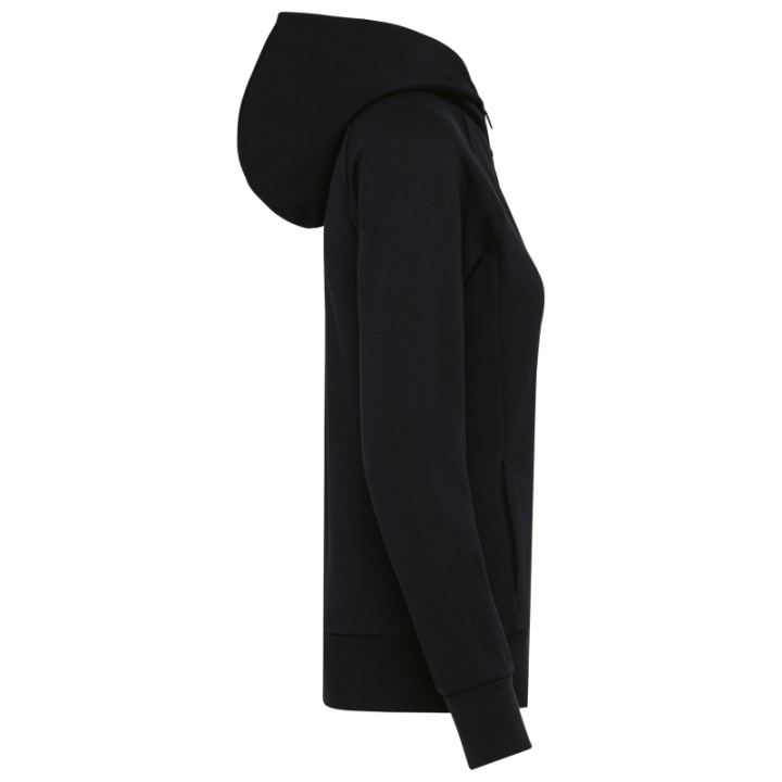 Veste zippée à capuche femme