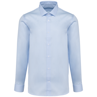 Chemise popeline manches longues homme