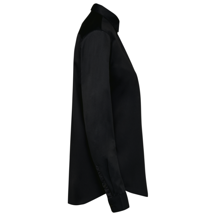 Chemise twill manches longues femme