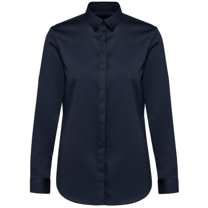 Chemise twill manches longues femme