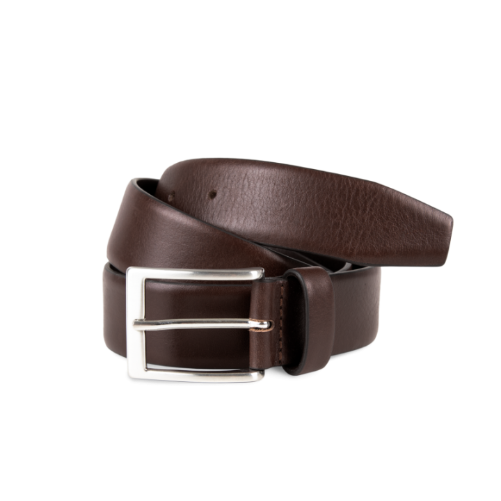 Ceinture cuir de vache pleine fleur