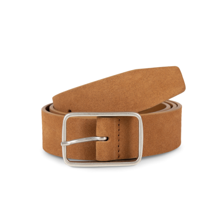Ceinture cuir velours homme