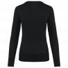 Pull femme en coton Supima, col rond, coupe élégante