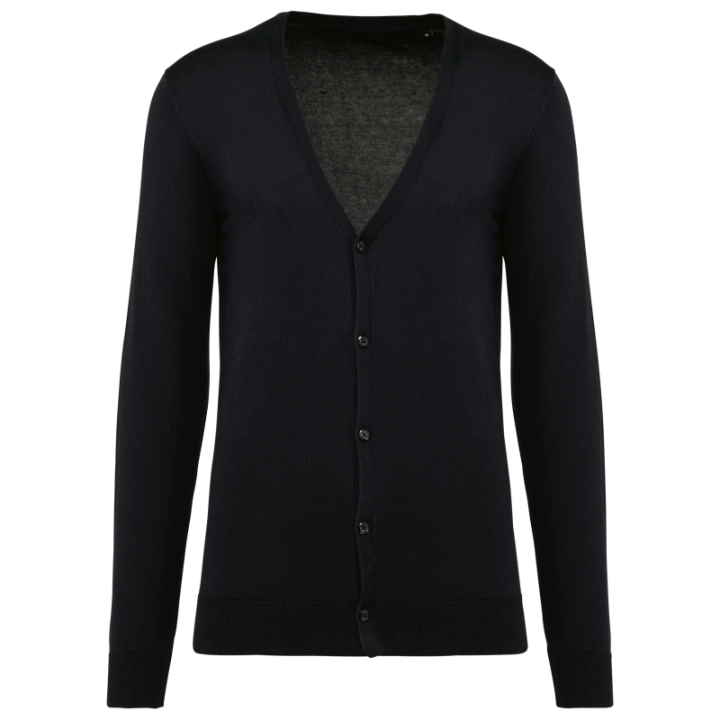 Cardigan homme en coton Supima, coupe droite chic et épuré
