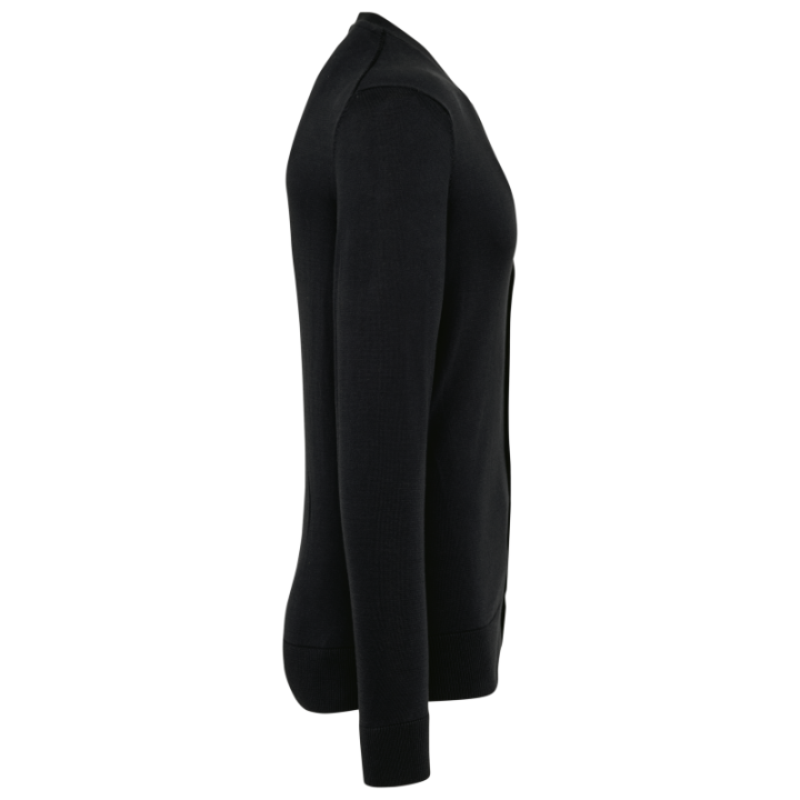 Cardigan homme en coton Supima, coupe droite chic et épuré