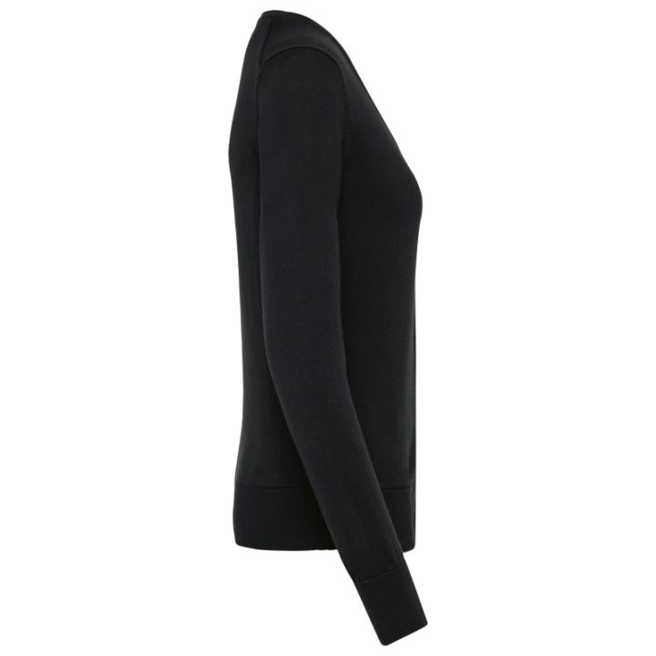 Cardigan femme en coton Supima, coupe droite, style chic