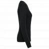 Pull mérinos col v femme