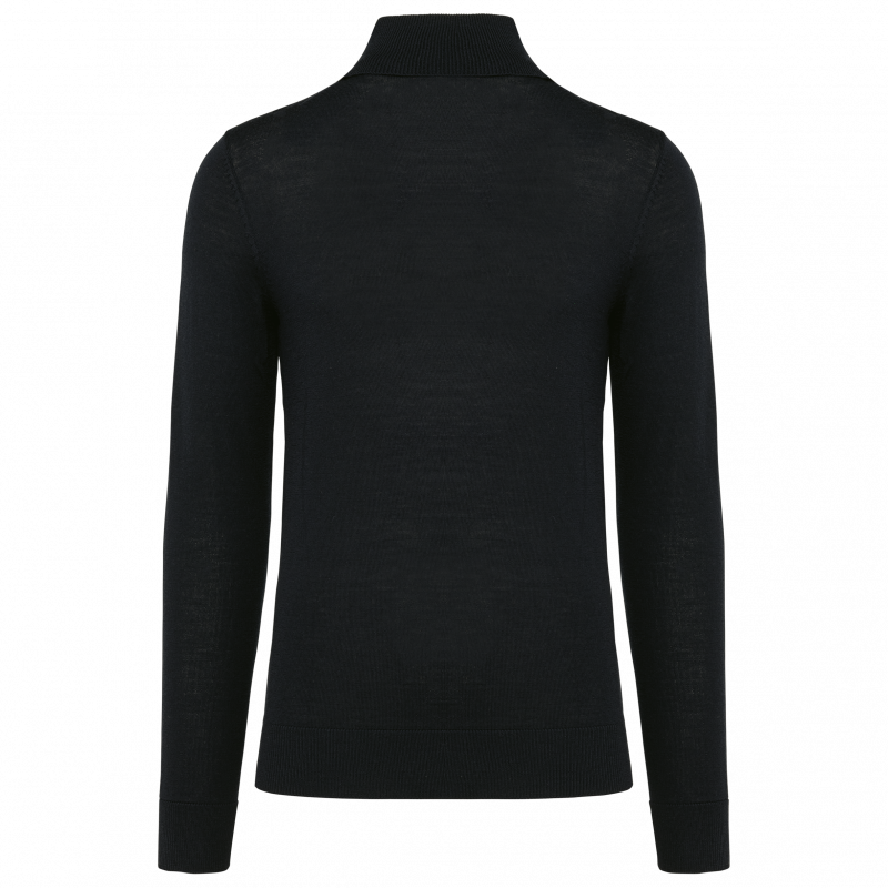 Pull en laine mérinos homme col roulé