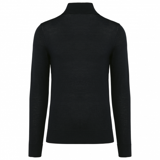 Pull en laine mérinos homme col roulé