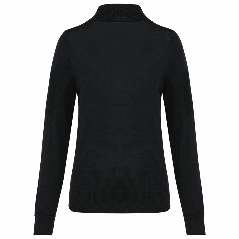 Pull en laine femme mérinos col roulé