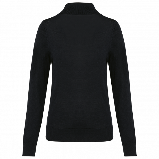 Pull en laine femme mérinos col roulé