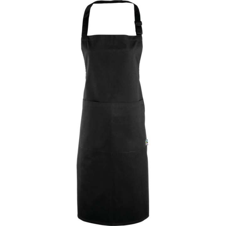 Tablier a bavette issu du commerce equitable fairtrade