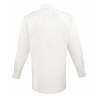 Chemise pilote à épaulettes manches longues