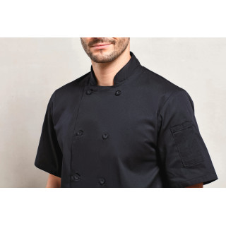 Veste mixte de cuisinier manches courtes premier