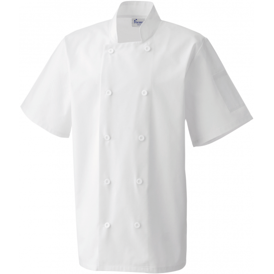 Veste mixte de cuisinier m.courtes premier
