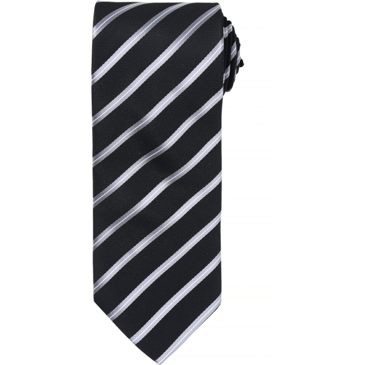 Cravate rayée sport
