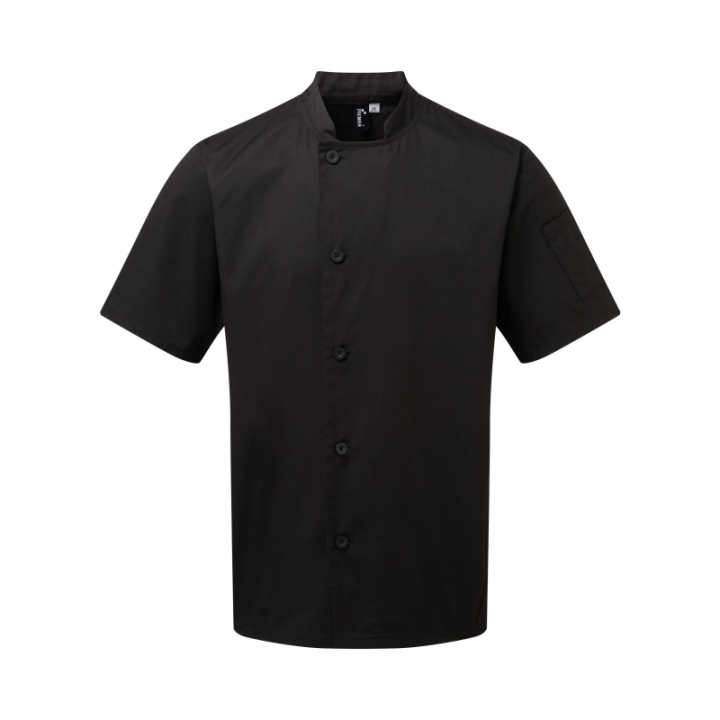 Veste chef cuisinier manches courtes "essential"