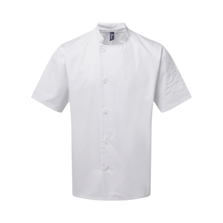 Veste chef cuisinier manches courtes "essential"