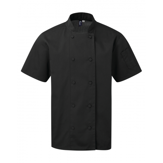 Veste chef cuisinier manches courtes