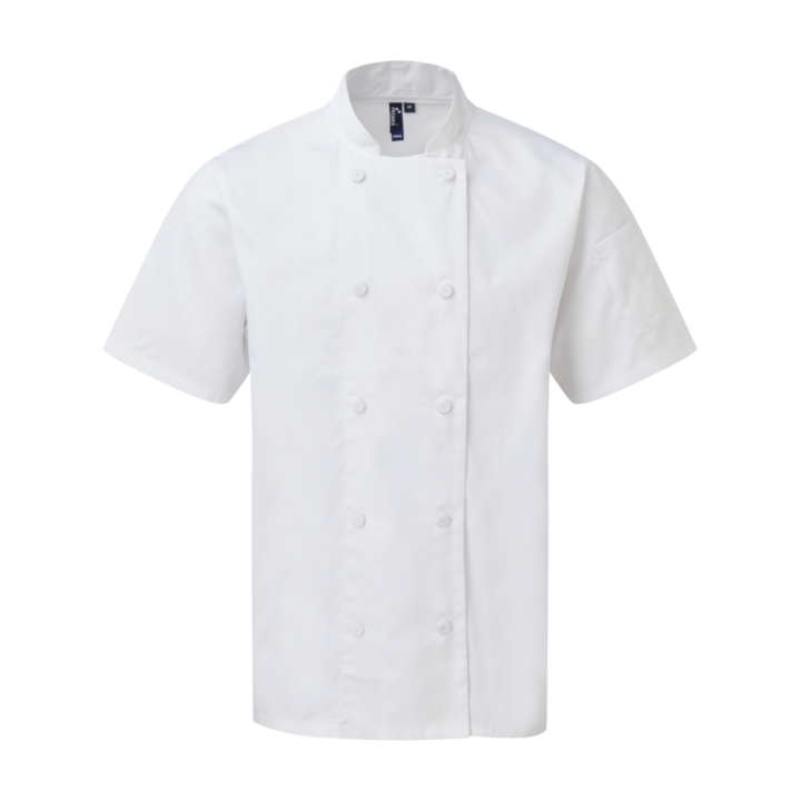 Veste chef cuisinier manches courtes