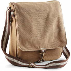 Sac messager  désert  en toile quadra (2)