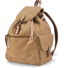 Sac messager  désert  en toile quadra