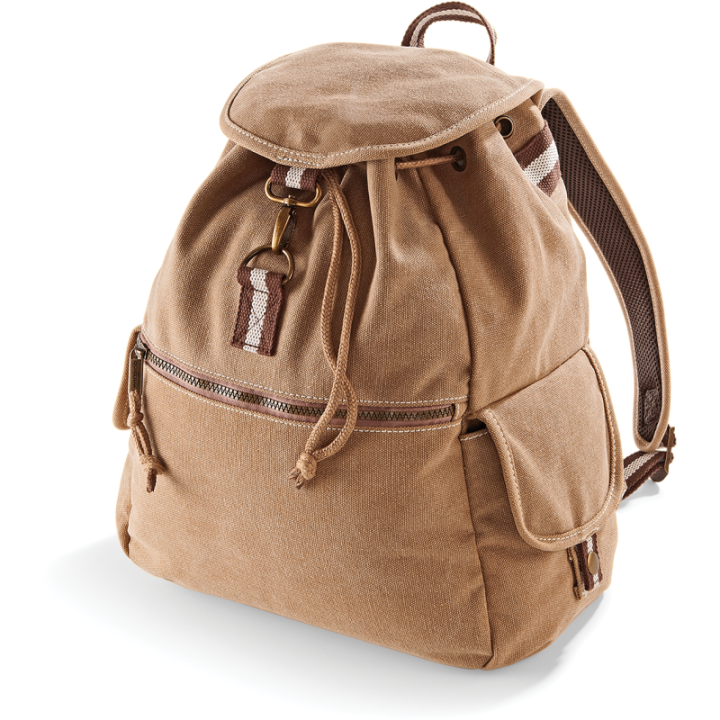 Sac messager  désert  en toile quadra