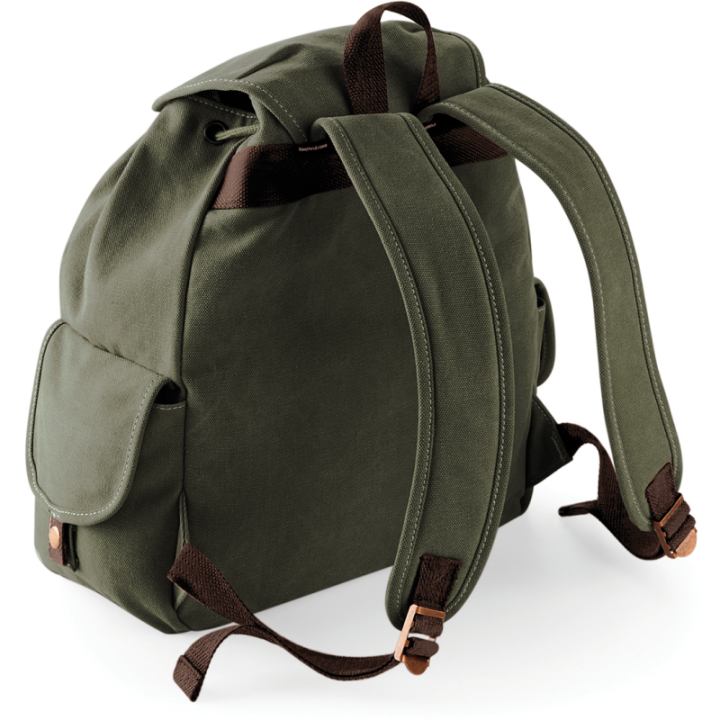 Sac messager  désert  en toile quadra