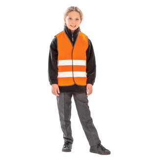 Gilet jaune fluo enfant Result