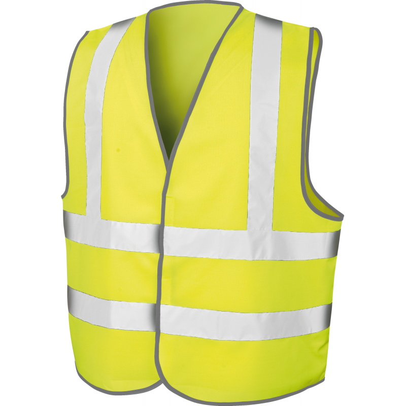 Gilet de sécurité haute visibilité fluo EN20471 Classe 2