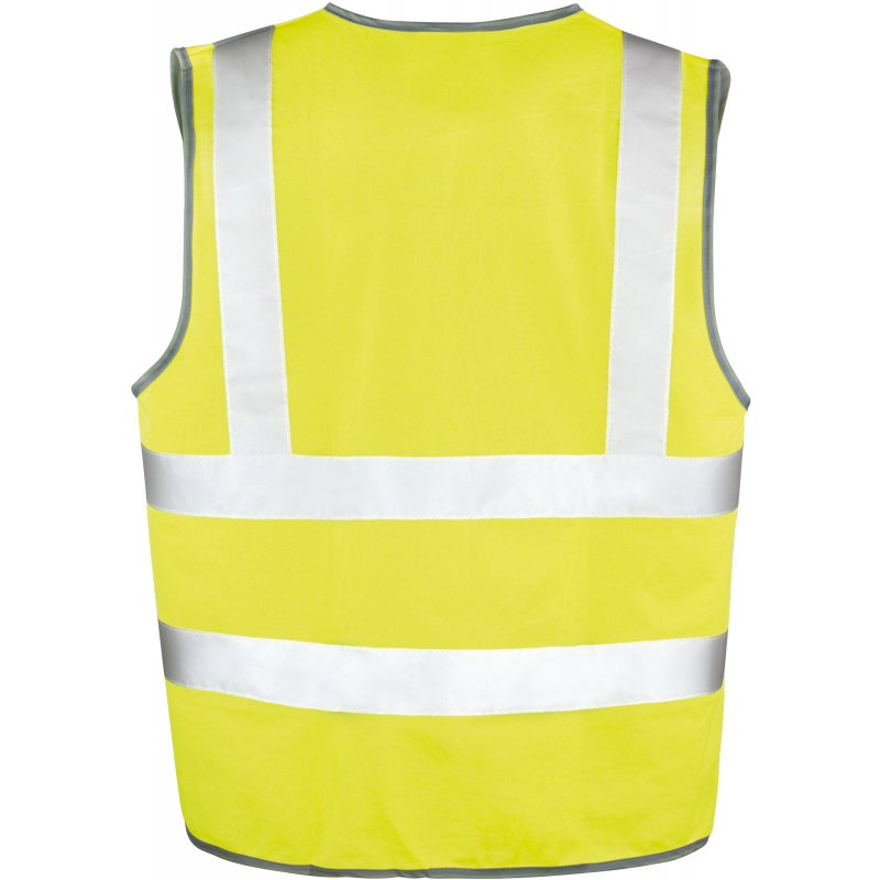 Gilet de sécurité haute visibilité fluo EN20471 Classe 2