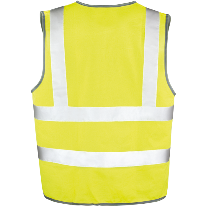 Gilet de sécurité haute visibilité fluo EN20471 Classe 2