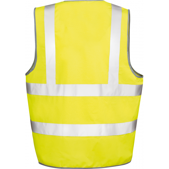 Gilet de sécurité haute visibilité fluo EN20471 Classe 2