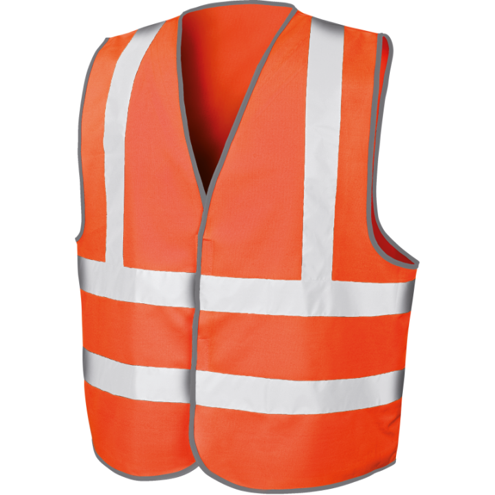 Gilet de sécurité haute visibilité fluo EN20471 Classe 2