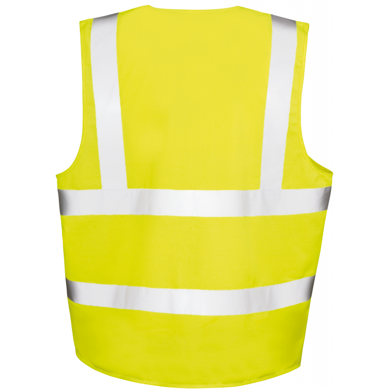 Gilet haute visibilité zippé