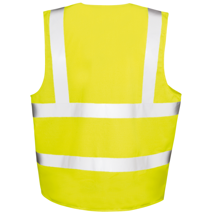 Gilet haute visibilité zippé