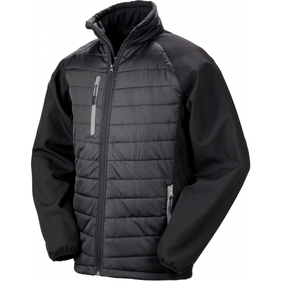 Veste Softshell black Compass
