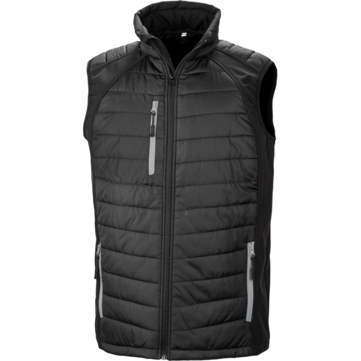 Gilet Softshell black Compass