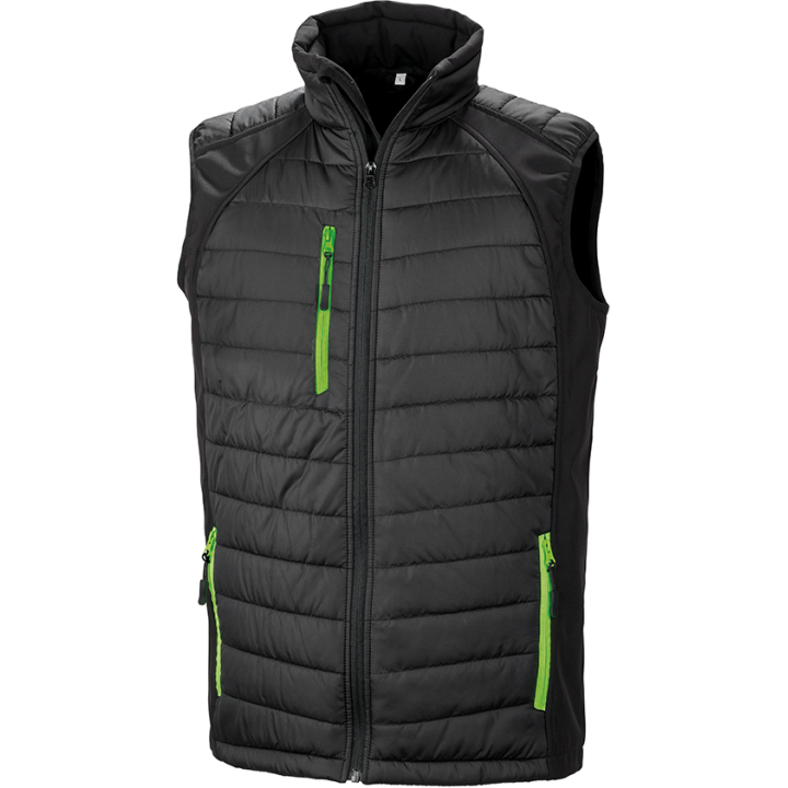 Gilet Softshell black Compass