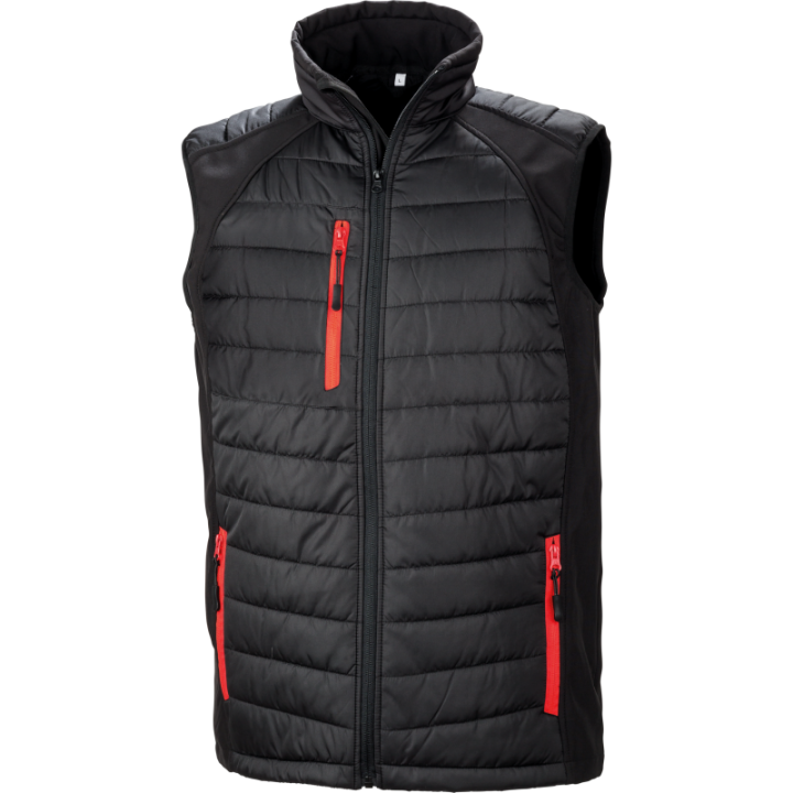 Gilet Softshell black Compass