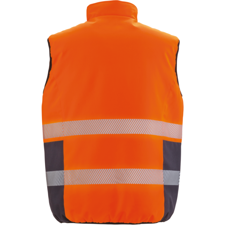 Bodywarmer de sécurité réversible